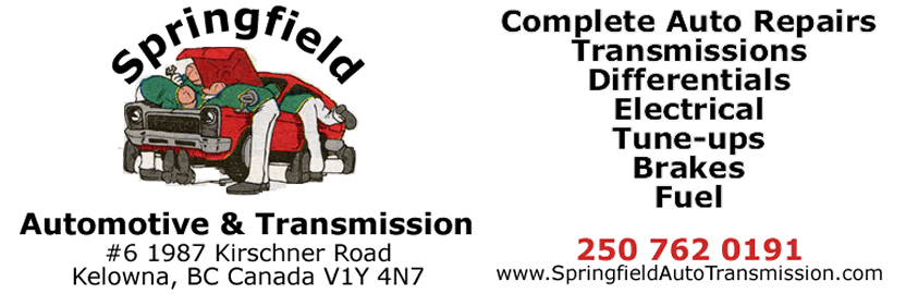 Springfield Auto Repair &amp; Brake Service Kelowna BC V1Y 4N7